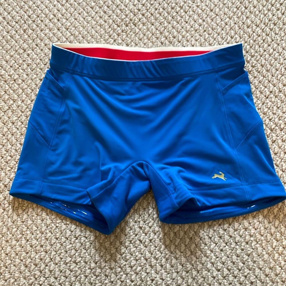 Tracksmith Blue Lane Five Short Tights Women's Medium